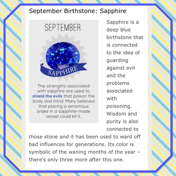 ❄️New❄️Beautiful Sapphire Party Ring❄️ - Picture 3 of 4